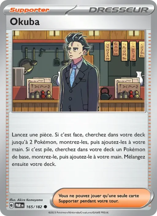 Carte Pokémon Okuba 165/182 Commune Faille Paradoxe