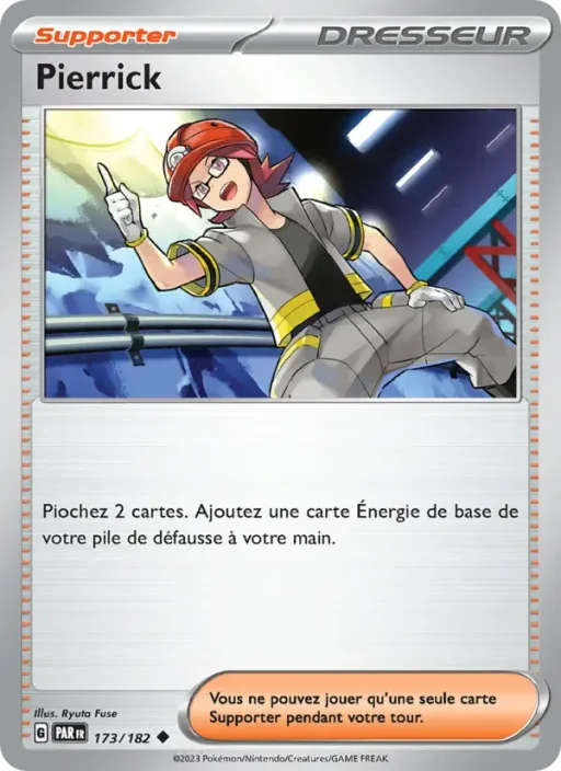Carte Pokémon Pierrick 173/182 Peu Commune Faille Paradoxe