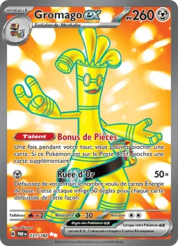 Carte Pokemon Gromago-ex #231