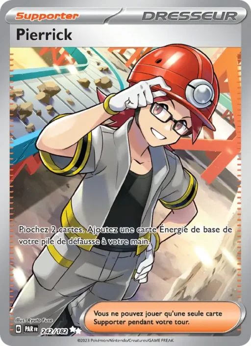 Carte Pokémon Pierrick 242/182 Ultra Rare Faille Paradoxe