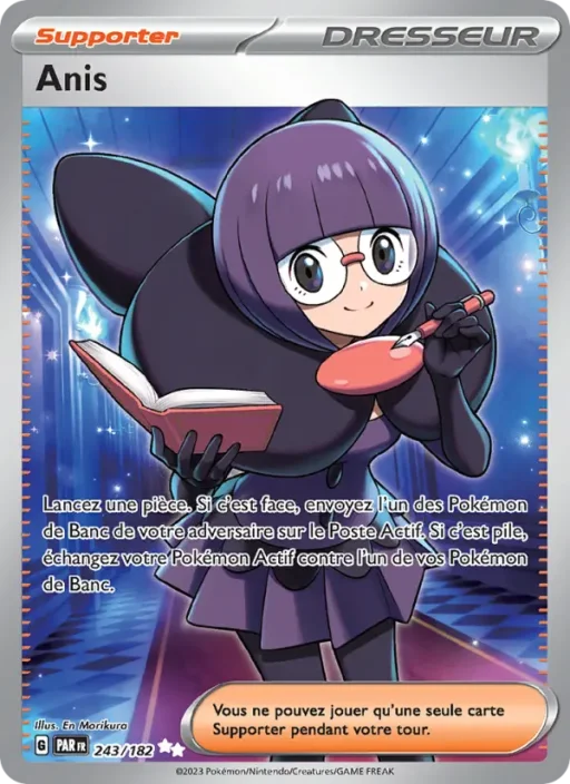 Carte Pokémon Anis 243/182 Ultra Rare Faille Paradoxe
