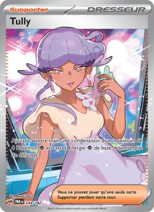 Carte Pokémon Tully 244/182 Ultra Rare Faille Paradoxe