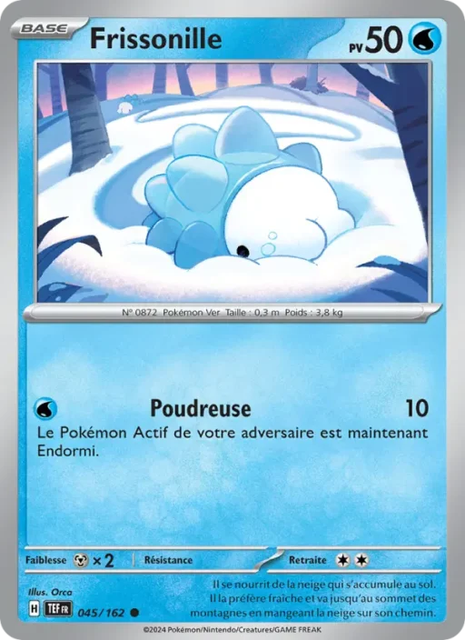 Carte Pokémon Frissonille 045/162 Commune Forces Temporelles