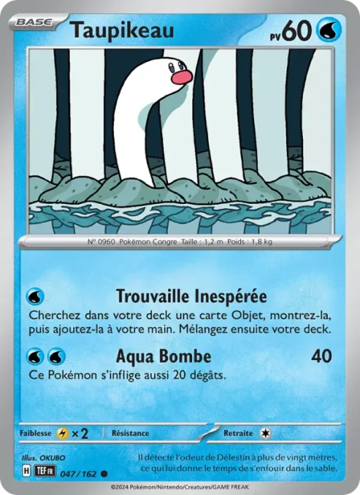 Carte Pokémon Taupikeau 047/162 Commune Forces Temporelles