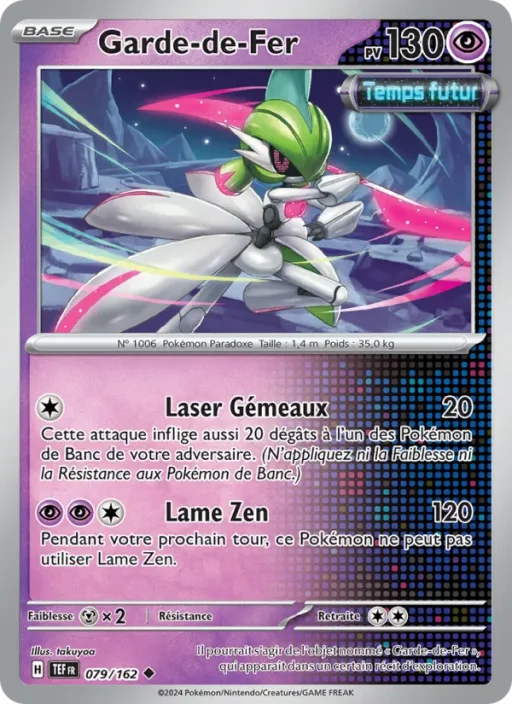Carte Pokémon Garde-de-Fer 079/162 Peu Commune Forces Temporelles