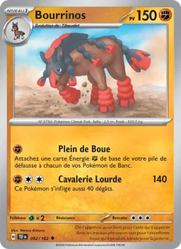 Carte Pokemon Bourrinos #092