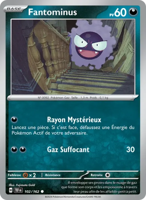 Carte Pokémon Fantominus 102/162 Commune Forces Temporelles