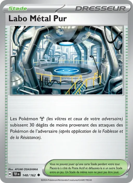Carte Pokémon Labo Métal Pur 148/162 Peu Commune Forces Temporelles