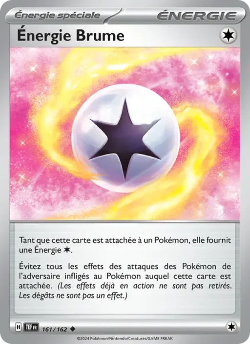 Carte Pokémon Énergie Brume 161/162 Peu Commune Forces Temporelles