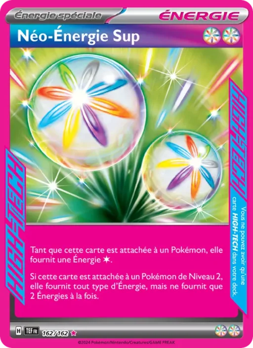 Carte Pokémon Néo-Énergie Sup 162/162 HIGH-TECG rare Forces Temporelles
