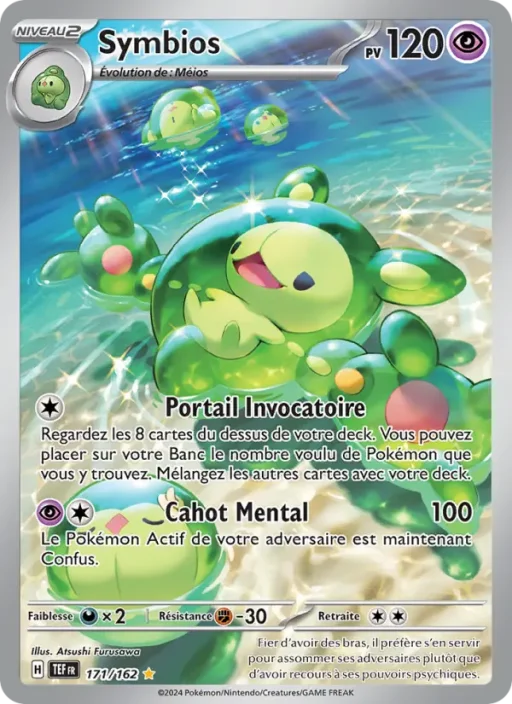 Carte Pokémon Symbios 171/162 Illustration rare Forces Temporelles