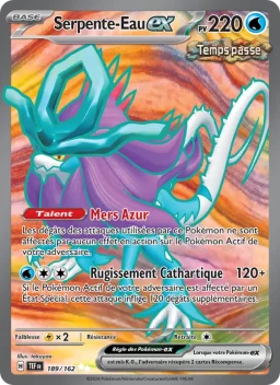 Carte Pokemon Serpente-Eau-ex #189