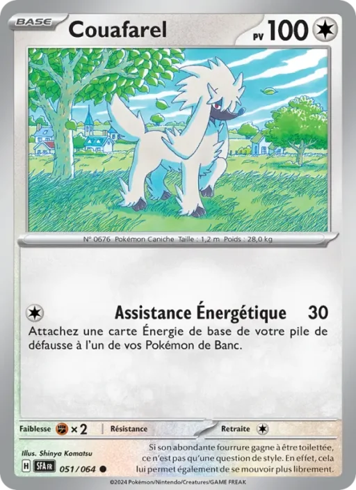 Carte Pokémon Couafarel 051/064 Commune Fable Nébuleuse