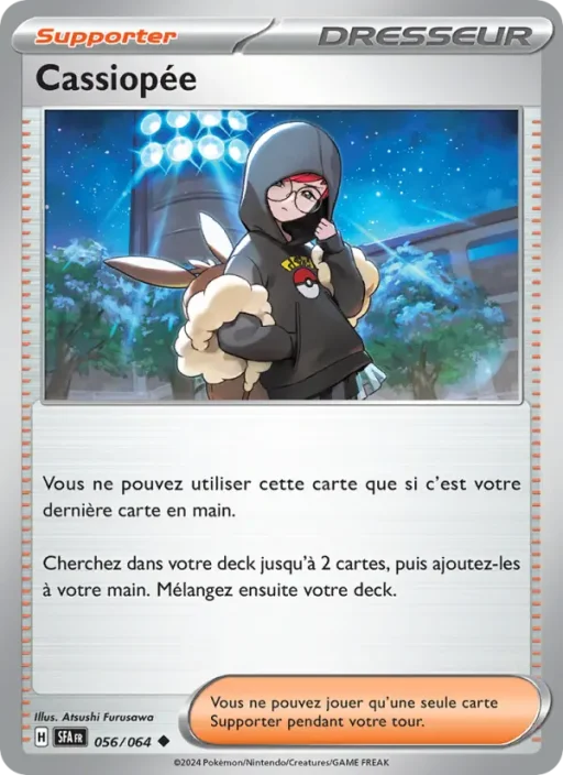 Carte Pokémon Cassiopée 056/064 Peu Commune Fable Nébuleuse
