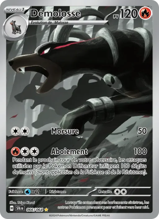Carte Pokémon Démolosse 066/064 Illustration rare Fable Nébuleuse