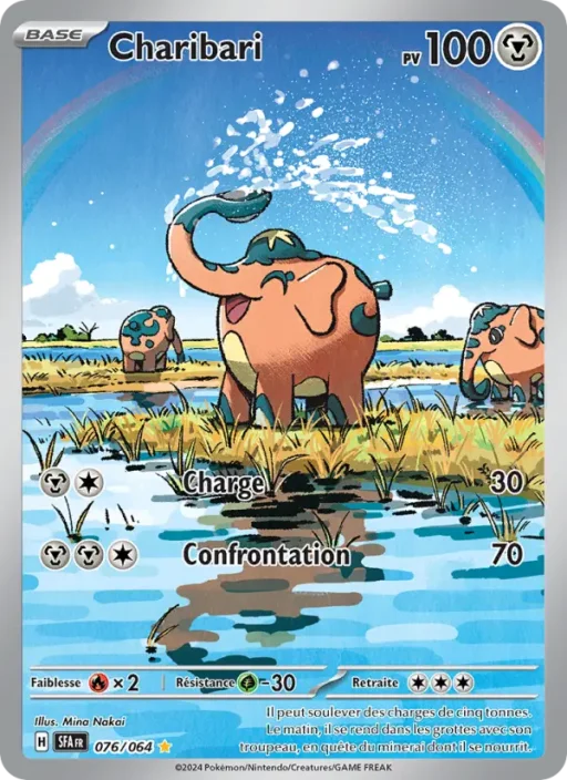 Carte Pokémon Charibari 076/064 Illustration rare Fable Nébuleuse
