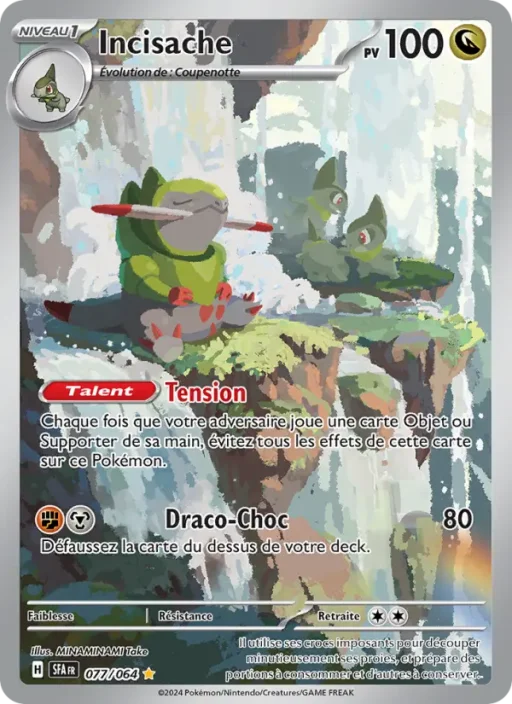 Carte Pokémon Incisache 077/064 Illustration rare Fable Nébuleuse