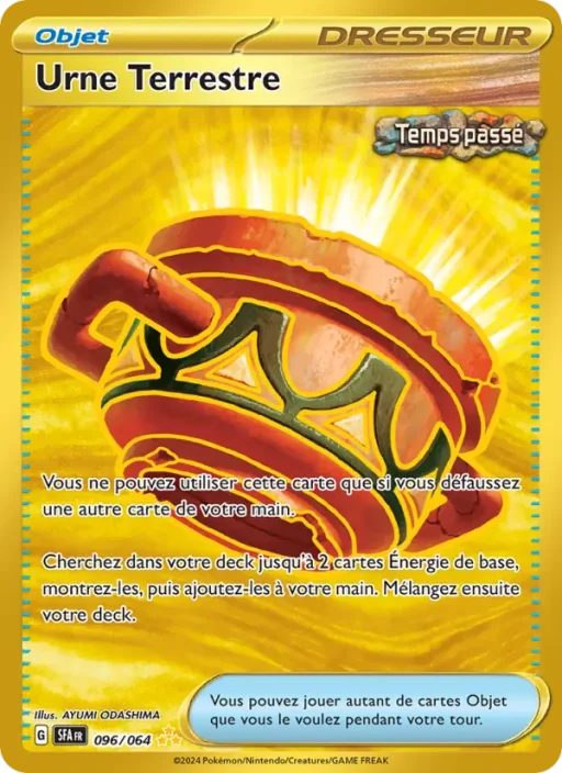 Carte Pokémon Urne Terrestre 096/064 Hyper rare Fable Nébuleuse