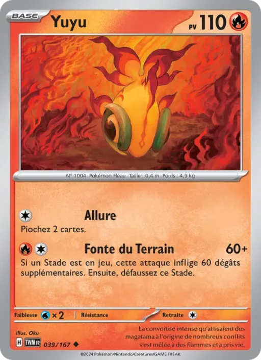 Carte Pokémon Yuyu 039/167 Peu Commune Mascarade Crépusculaire