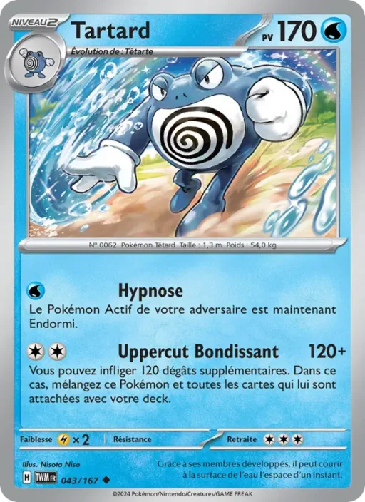 Carte Pokémon Tartard 043/167 Peu Commune Mascarade Crépusculaire