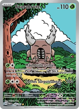 Carte Pokemon Scarabrute #168
