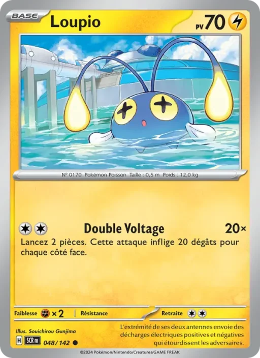 Carte Pokémon Loupio 048/142 Commune Couronne Stellaire