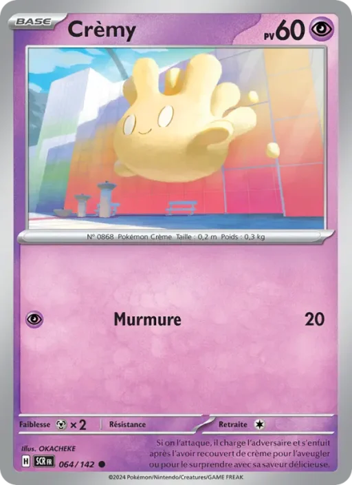 Carte Pokémon Crèmy 064/142 Commune Couronne Stellaire