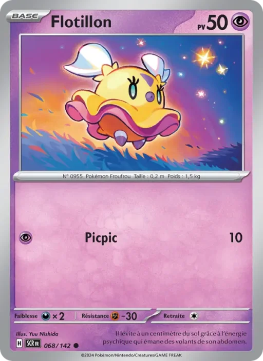Carte Pokémon Flotillon 068/142 Commune Couronne Stellaire