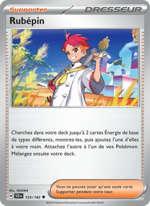 Carte Pokémon Rubépin 133/142 Peu Commune Couronne Stellaire