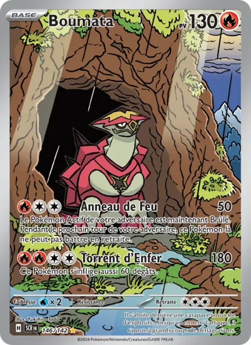 Carte Pokémon Boumata 146/142 Illustration rare Couronne Stellaire
