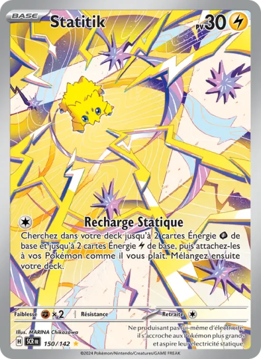 Carte Pokémon Statitik 150/142 Illustration rare Couronne Stellaire