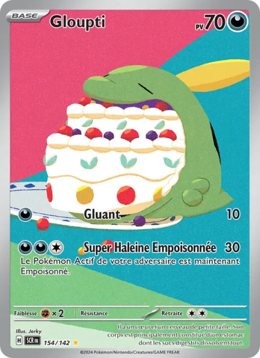 Carte Pokémon Gloupti 154/142 Illustration rare Couronne Stellaire
