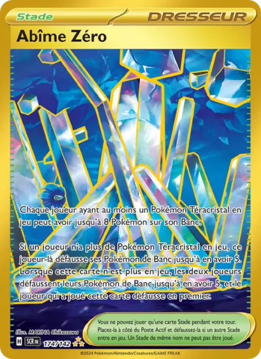 Carte Pokémon Abîme Zéro 174/142 Hyper rare Couronne Stellaire