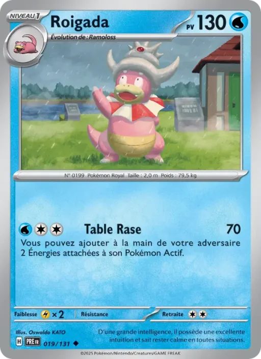 Carte Pokémon Roigada 019/131 Peu Commune Évolutions Prismatiques