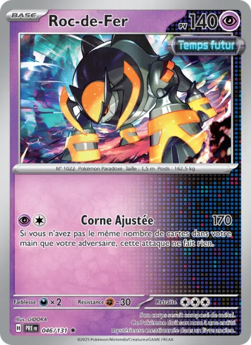 Carte Pokémon Roc-de-Fer 046/131 Rare Évolutions Prismatiques