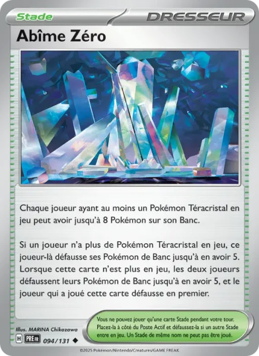 Carte Pokémon Abîme Zéro 094/131 Peu Commune Évolutions Prismatiques
