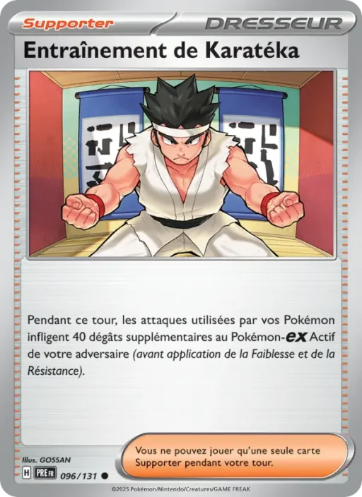 Carte Pokémon Entraînement de Karatéka 096/131 Commune Évolutions Prismatiques