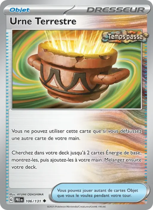 Carte Pokémon Urne Terrestre 106/131 Peu Commune Évolutions Prismatiques