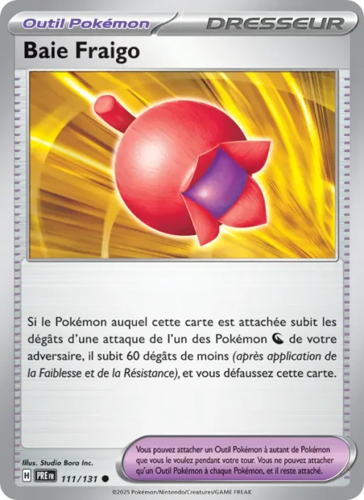 Carte Pokémon Baie Fraigo 111/131 Commune Évolutions Prismatiques