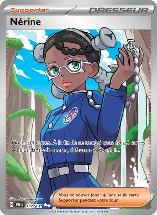 Carte Pokémon Nérine 132/131 Ultra Rare Évolutions Prismatiques