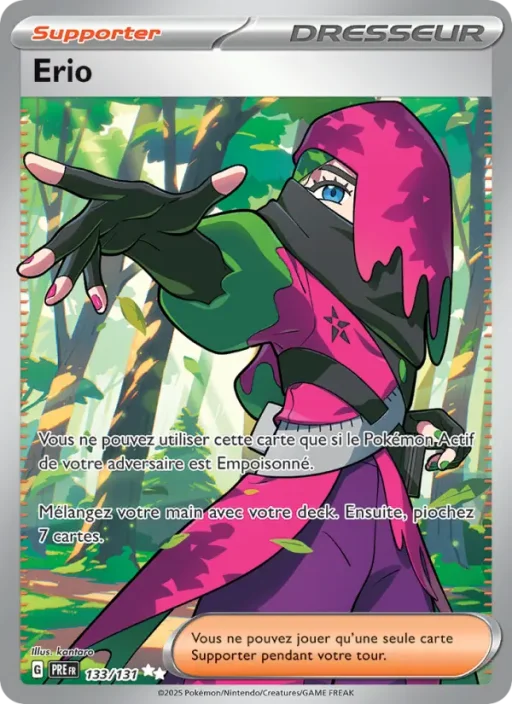 Carte Pokémon Erio 133/131 Ultra Rare Évolutions Prismatiques