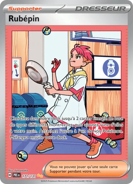 Carte Pokémon Rubépin 171/131 Illustration spéciale rare Évolutions Prismatiques