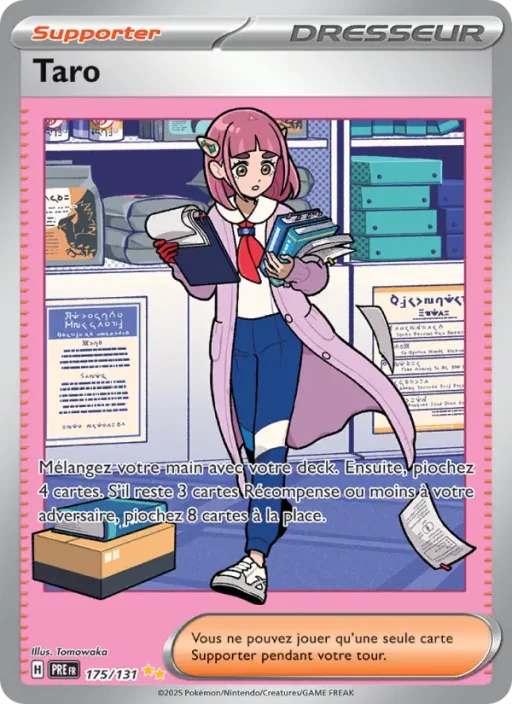Carte Pokémon Taro 175/131 Illustration spéciale rare Évolutions Prismatiques