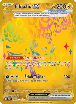 Carte Pokemon Pikachu-ex #179