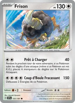 Carte Pokemon Frison #151