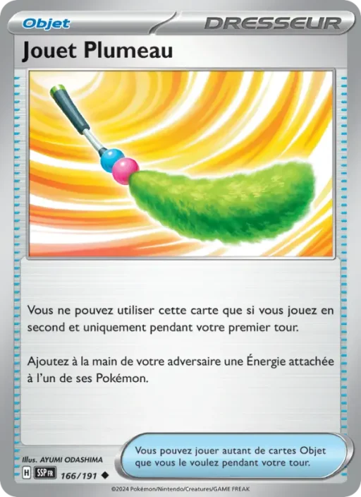 Carte Pokémon Jouet Plumeau 166/191 Peu Commune Étincelles Déferlantes