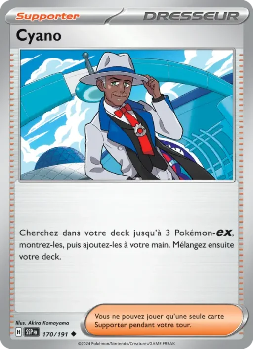 Carte Pokémon Cyano 170/191 Peu Commune Étincelles Déferlantes
