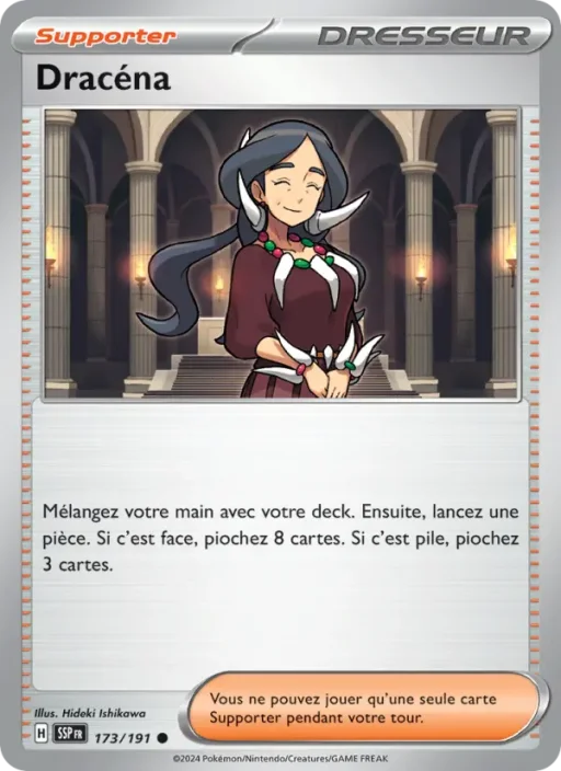 Carte Pokémon Dracéna 173/191 Commune Étincelles Déferlantes