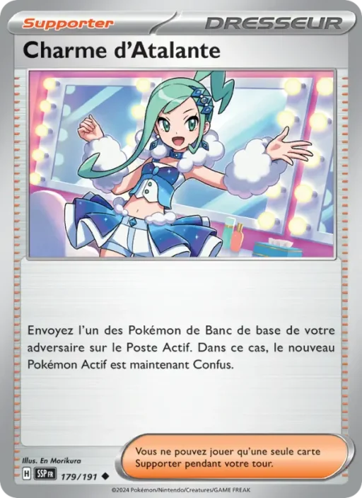 Carte Pokémon Charme d'Atalante 179/191 Peu Commune Étincelles Déferlantes