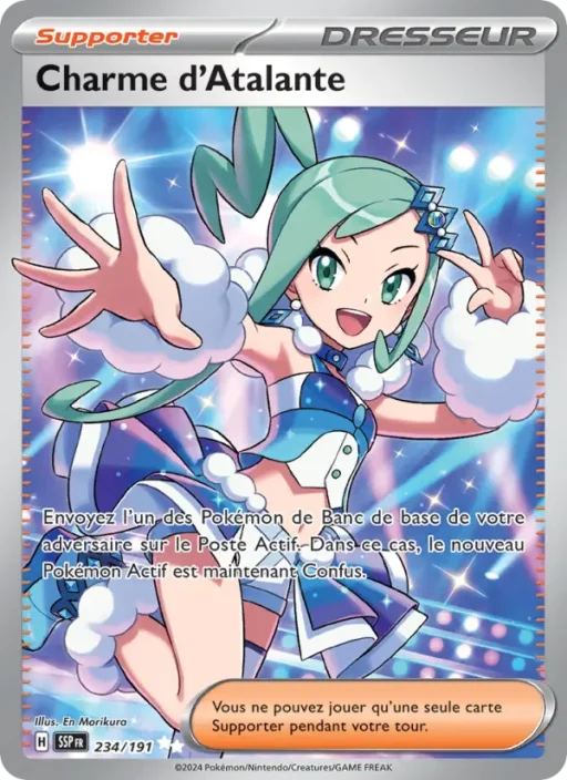 Carte Pokémon Charme d'Atalante 234/191 Ultra Rare Étincelles Déferlantes